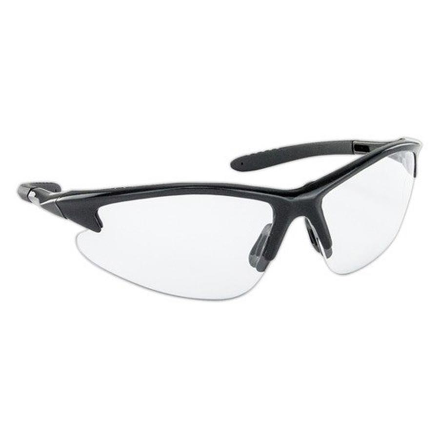 Sas Safety Black Frame Db2™ Safety Glasses With Clear Lens