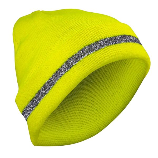SAS Safety Hi-Viz Knit Beanie, Yellow