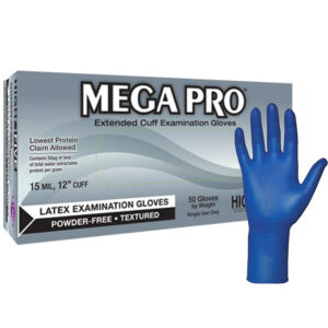 Mega Pro Powder-Free Latex Gloves