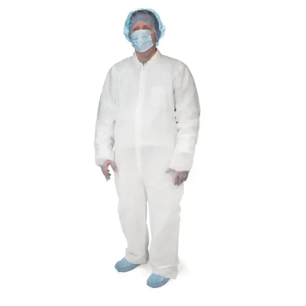Coveralls - Disposable, Universal Size, White, 25/case